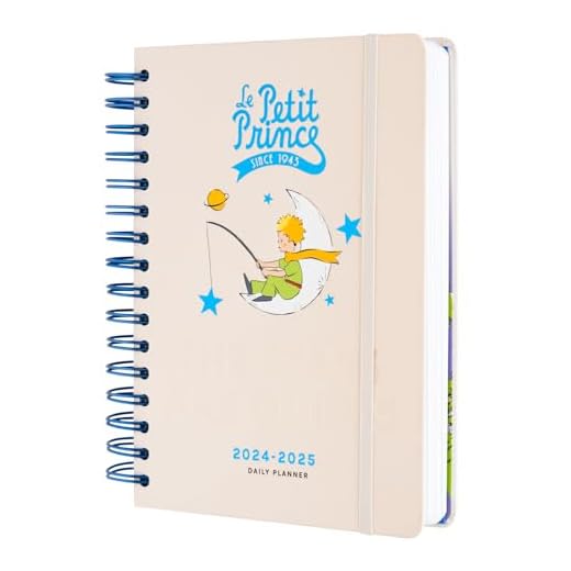 Grupo Erik Agenda escolar 2024 2025 día por página A5 El Principito - 2024 2025 dia por página A5 ilustraciones - Agenda escolar 2024-2025 niña | Vuelta al cole material escolar y papelería- Frances