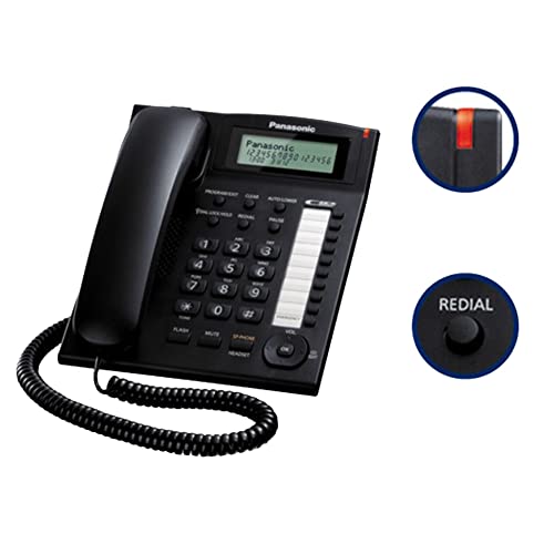 Panasonic Corded Landline Phone (Black)