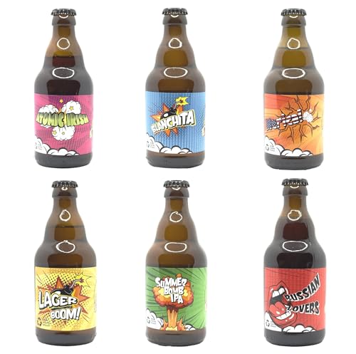 Bira del Bocia – Cofanetto Birra Artigianale Italiana | 6 Bottiglie da 33cl in 6 Stili Diversi | Idea Regalo Degustazione