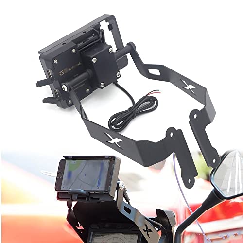 Support de téléphone moto X-ADV 750 stable avec plaque USB intégrée