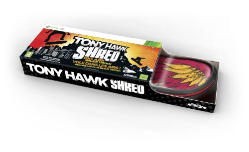 Jeu Tony Hawk Shred pour Wii avec planche skateboard sans fil active