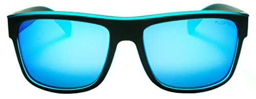 Floats Polarized F-4228 Sunglasses Polarized Unisex Square - two tone in matte finish and mirror lens UV Protection2