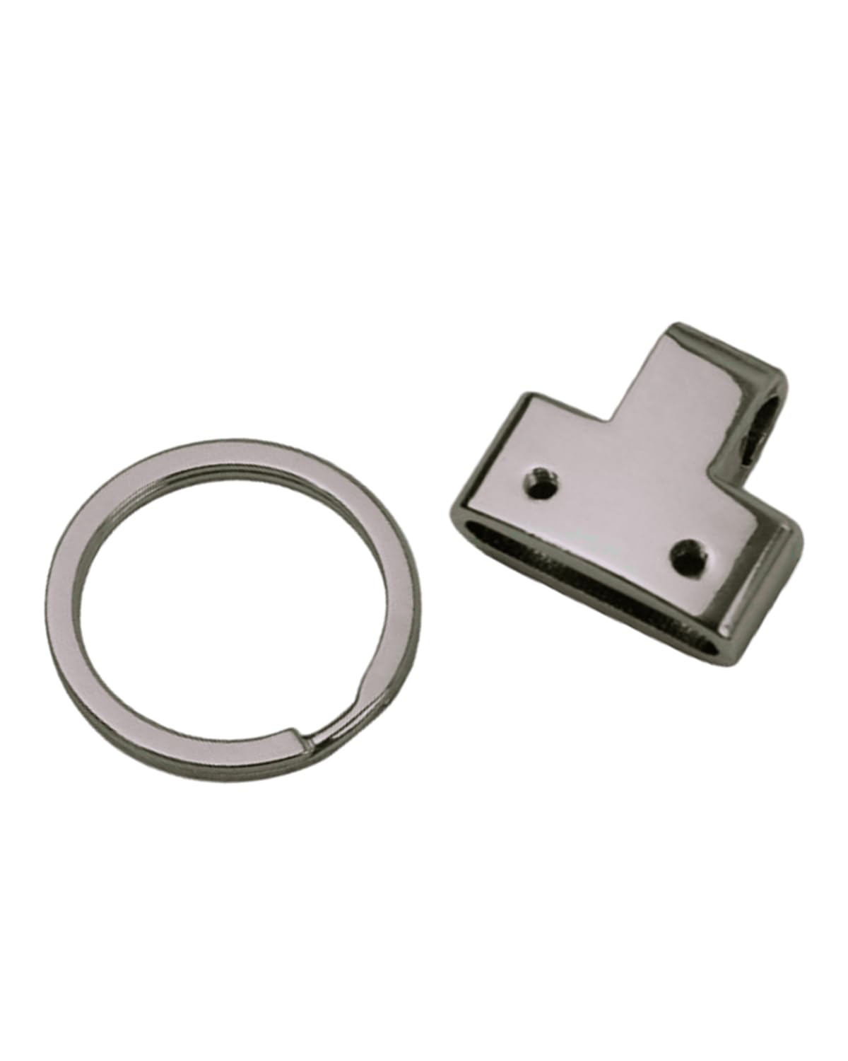 Joyzol Hardware per portachiavi, 4 chiusure da polso con anello portachiavi da 25 mm, per portachiavi auto, fai da te, accessori per la realizzazione di borse (nero opaco