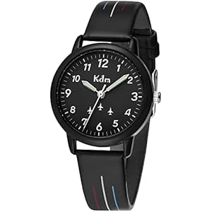 KDM Kinder Horloges Analoge Quartz 30mm, Kinderen Tijd Leraar Horloges voor Jongens Meisjes, Waterdicht Lichtgevend…