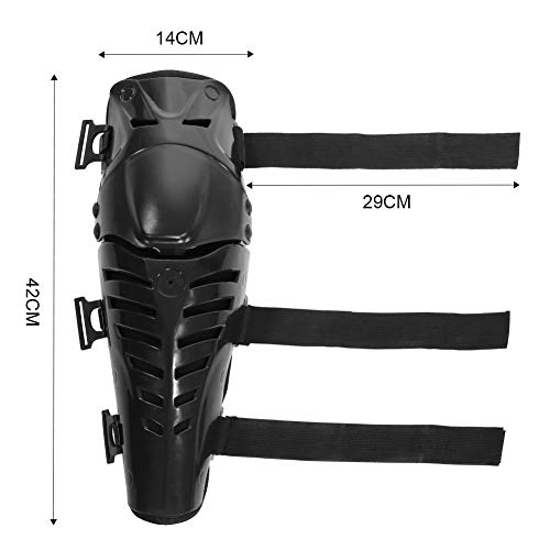 DEALPEAK One Pair Motorcycle Knee Pads Breathable Shin Guards Protector Armor Kneelet Brace for Motorbike Cycling Racing