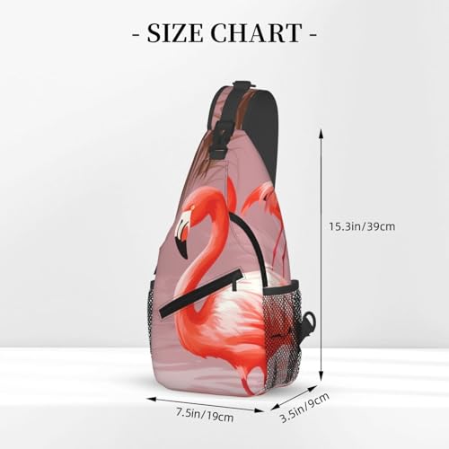 Mochila de pecho cruzada para hombre y mujer para senderismo miniatura 3