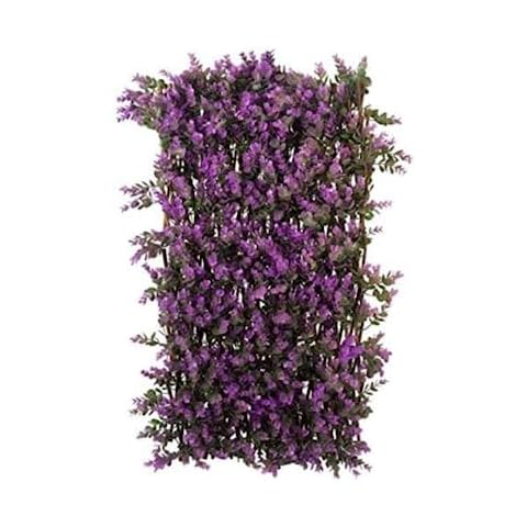 Garden Mile Violet Leaves Artificial Trellis Decoration Cover