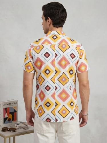 Image of Leriya Fashion Shirt for Man Solid Casual Summer | Half Sleeve Polycotton Formal Shirts | Men Slim Fit Stylish Shirt's | Regular Fit Office Party Outfit