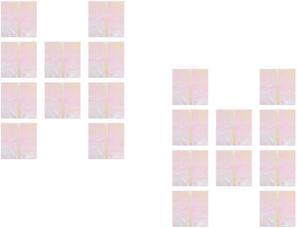 VALICLUD 20sheets Glassine Cellophane Wrap Film Rainbow Colors for Floral Bouquets Crafts and Wrapping Smooth for Easy Use