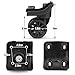 Zoofen Replacement Luggage Wheel W149-2 Suitcase Repair Spinner Wheels with Dual-Wheel Luggage Accessories（W149-2，2pcs）