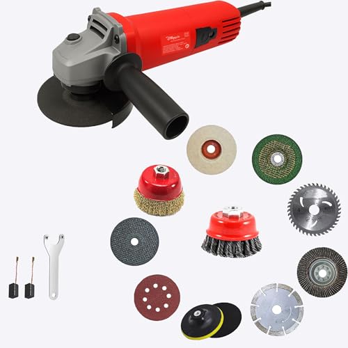 Image of Angle Grinder Machine (Red)