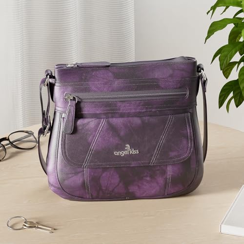 Angel Kiss Crossbody Bags for Women PU Leather Shoulder Handbag Ladies Purses and Handbag with adjustable Strap2