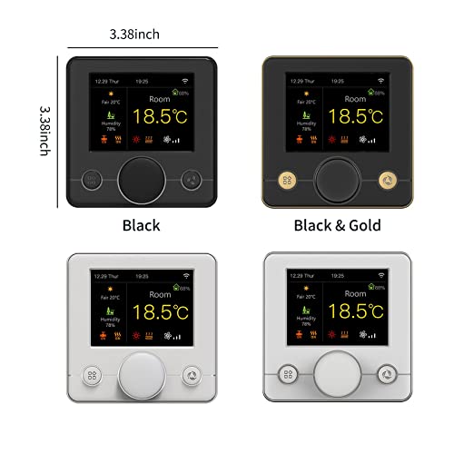 Thermostat intelligent chauffage par le sol et ventilo-convecteur 1-Pack - 2
