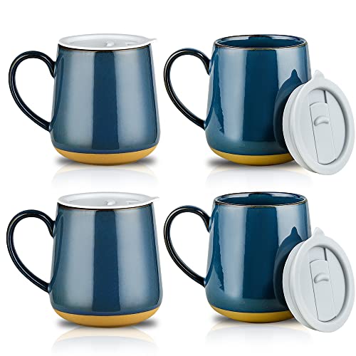 HVH Farmhouse Ceramic Mug Set of 4