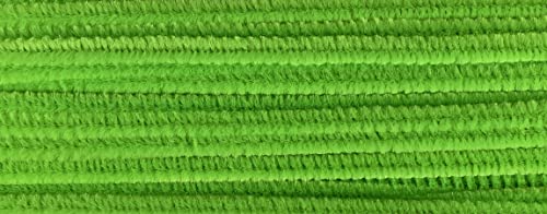 Craft Pipe Cleaners Chenille Stems Lime Green 9mm X 12