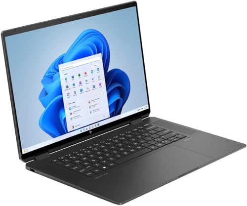 Image of HP Spectre x360 2-in-1 Laptop 16 inch 120Hz WQXGA IPS Touchscreen Intel Evo 16-Core Ultra 7 155H 16GB LPDDR5 4TB SSD Thunderbolt 4 Wi-Fi 6E Backlit Keyboard Fingerprint 9MP IR Camera Win10 Pro