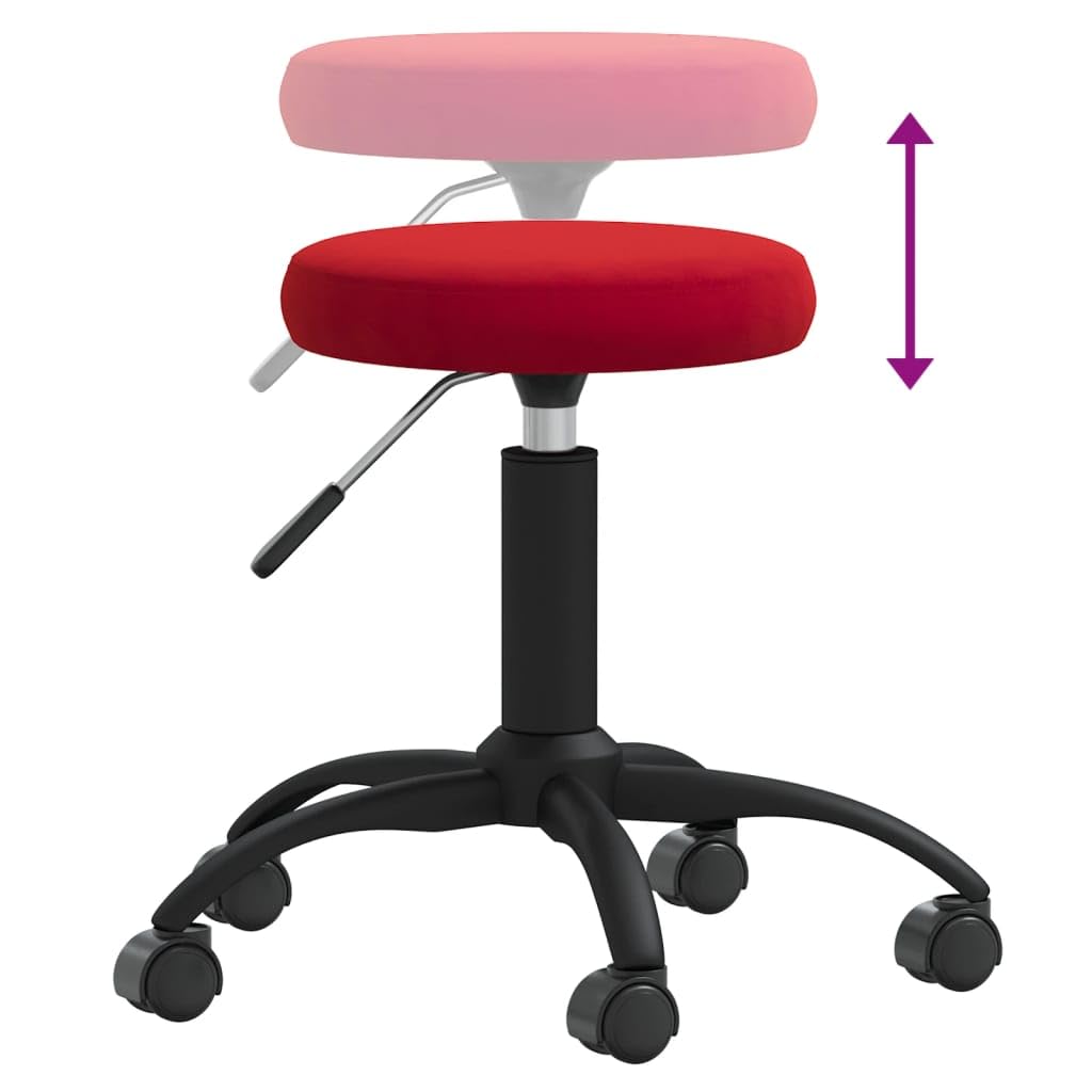 Massagehocker Samt Weinrot,Gesundheit & Schönheit,Körperpflege,Massage & Entspannung,Massagestühle,Rot,3.95 kg-3085744