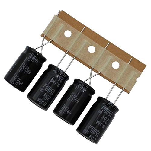 10x Electrolitico Condensator rad. 1500µF 25V 105°C ; RJM-25V152MI5#N-T4 1500uF