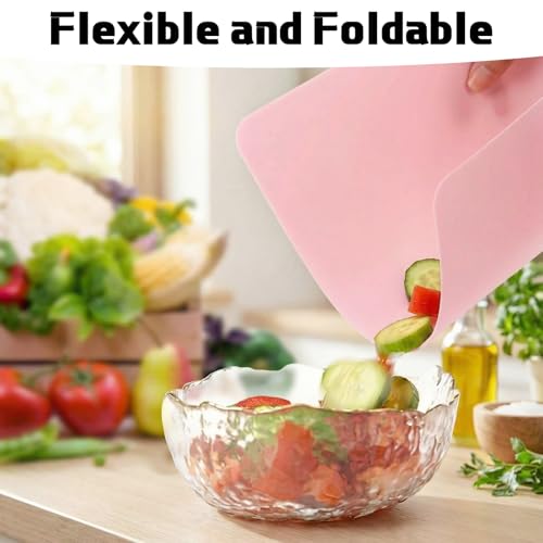 30 piezas tablas flexibles de plástico 15x12 pulg rosa miniatura 3