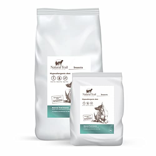 Natural Trail Insekte Protein, MONOPROTEIN, Insektenfutter, Hundefutter, Allergie, Getreidefrei, Glutenfrei, Weizenfrei (10kg)