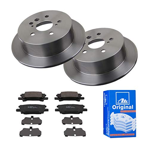 ATE Bremsen-Set 2 Bremsscheiben + Bremsbeläge Bremsensatz Ø288 Einbau Hinten