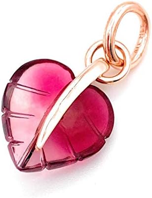 Pink Murano Glass \u0026 Leaves Charm | Pandora US