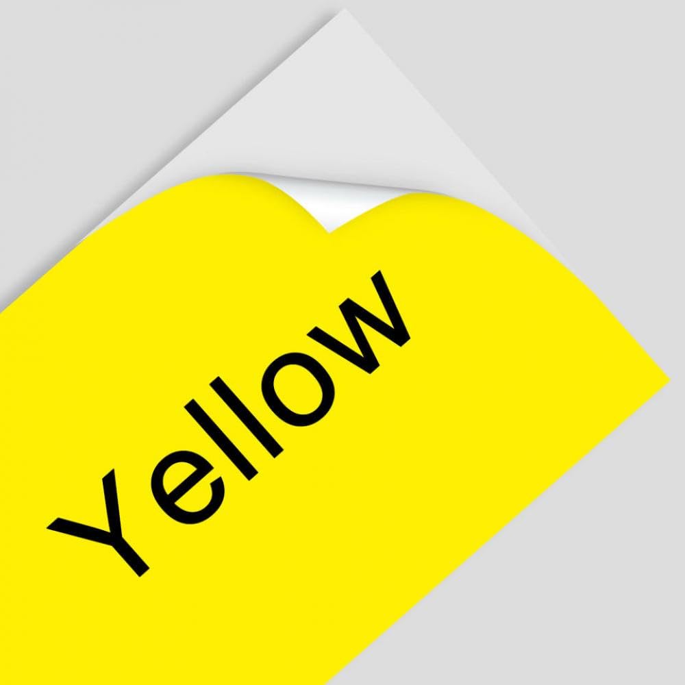 Etichetta del nastro a cartuccia compatibile con stampanti BMP21-LAB e BMP21-Plus etichetta da 19,1mm bianco arancione bianco per Brady M21-750-595(Black on Yellow)