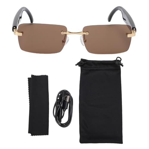 Lunettes de traduction en temps réel pour explorer le monde en Brun doré