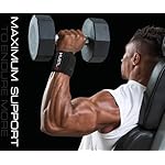 Hustle Athletics Wrist Wraps for Weightlifting - 18" & 12" Premium Wrist Support Weight Lifting Wraps to Lift Heavier & Train Harder - Heavy Duty Powerlifting & Bench Press Gym Straps for Men & Women - Image 4