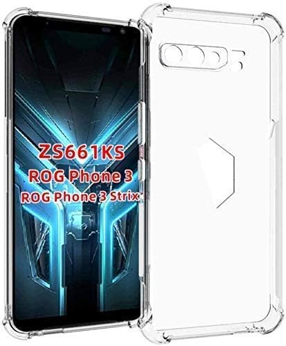 Image of Shockproof Clear Bumper Back Cover Case for Asus ROG 3 |360 Degree Soft Transparent Back Cover Case for Asus ROG 3 (Transparent)