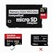 Xahpower Micro SD Speicherkartenadapter, Micro SD TF Karte zu Memory Stick PRO Duo MagicGate Karte für Sony PlayStation 1000/2000/3000, PSP Slim, Kamera, Handycam