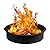 36 Inch Round Fire Pit Ring, Outdoor Fire Pit Liner Ring 40-Inch Outer/36-Inch Inner Diameter,Heavy-Duty Q235 Steel Round Firepit Insert,DIY Fire Pit Rim Liner for Garden, Patio, Backyard or Camping