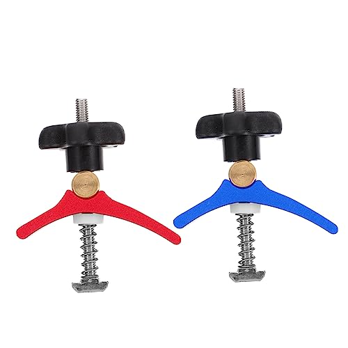 2pcs Platen T Slot Clamp Woodworking Hold down Clamp Woodworking t Slot Clip Carpenter T-track Clip Carpenter t Slot Clip Woodworking T-track Clip T-track Clamp