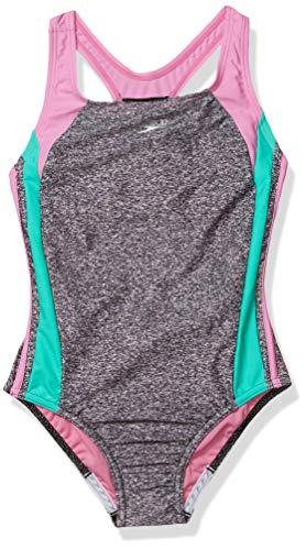 Image of Speedo Girl's Swimsuit One Piece Infinity Splice Thick Strap