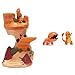 Pokémon Desert Rocks Environment - 6-Inch Multi-Level Display Set with Two 2-inch Battle Figures