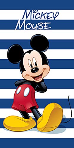 Mickey Drap de Plage Serviette de Bain Disney 100% Coton