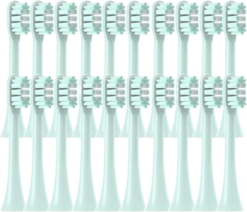 �����\�ȃu���V�w�b�h Soocas X3/X3U/X5 �ɑΉ� �\�t�g�� �~���g/VanGo �O���[�� �\�j�b�N �m�Y�� �����s�g�p�A20/50/100 �� ���t���[(50mintgreen)