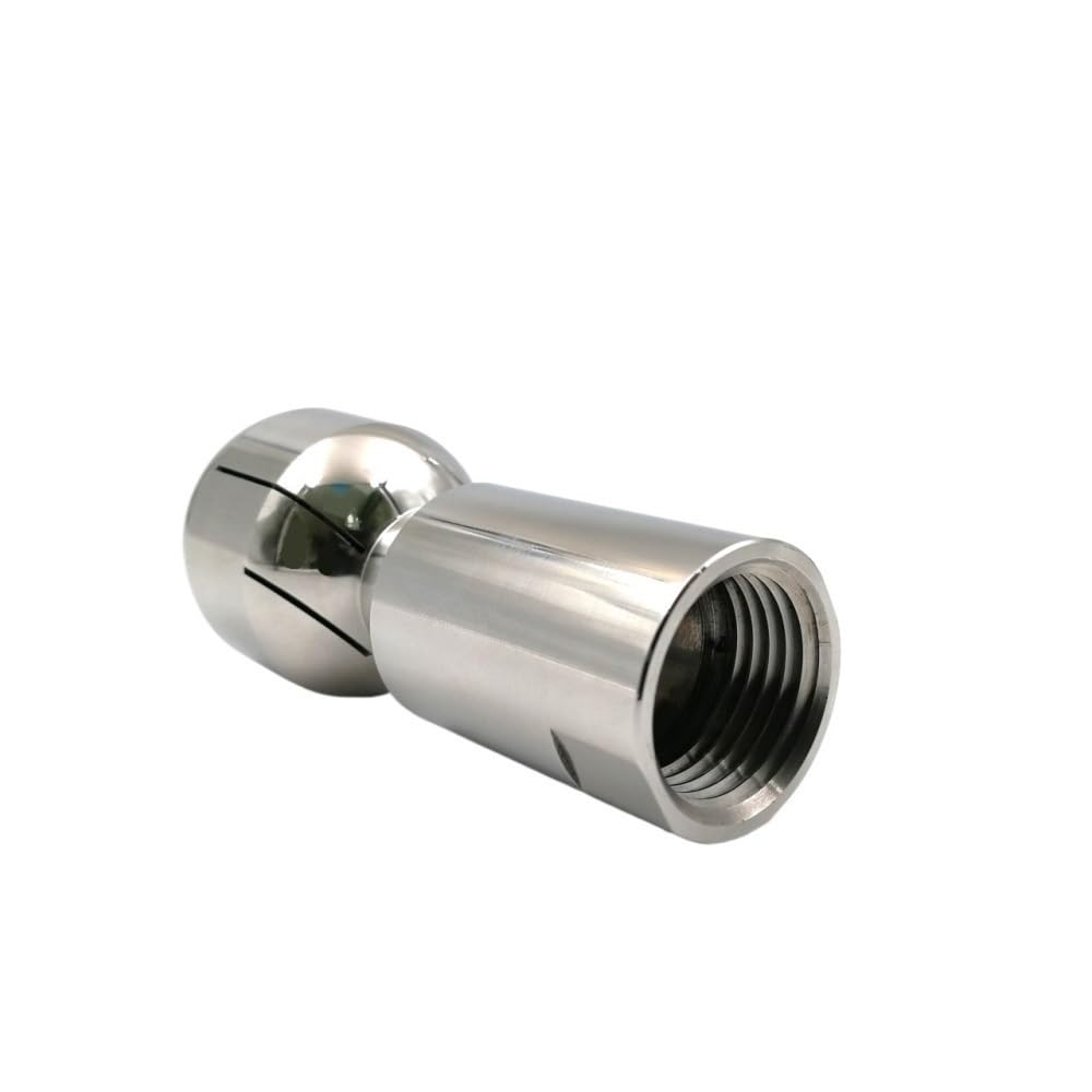 Rotary Cleaning Spray BSPT Female Thread 1/8inch-2inch Rotary Spray Ball, SS304 Sanitary Tank Cleaning 1pc