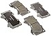 ACDelco Advantage 14D1303CH (19313754) Ceramic Front Disc Brake Pad Set