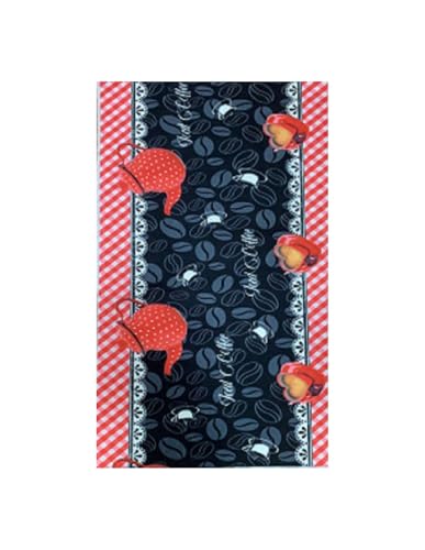 Tapis kitchen coffe beige Mani Textile 50x180cm pour sol de cuisine moderne