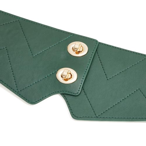 Wide Elastic Belt for Women Dresses Fashion Leather Corset Belt Stretch Cinch Waist Belt for Lady Girls4