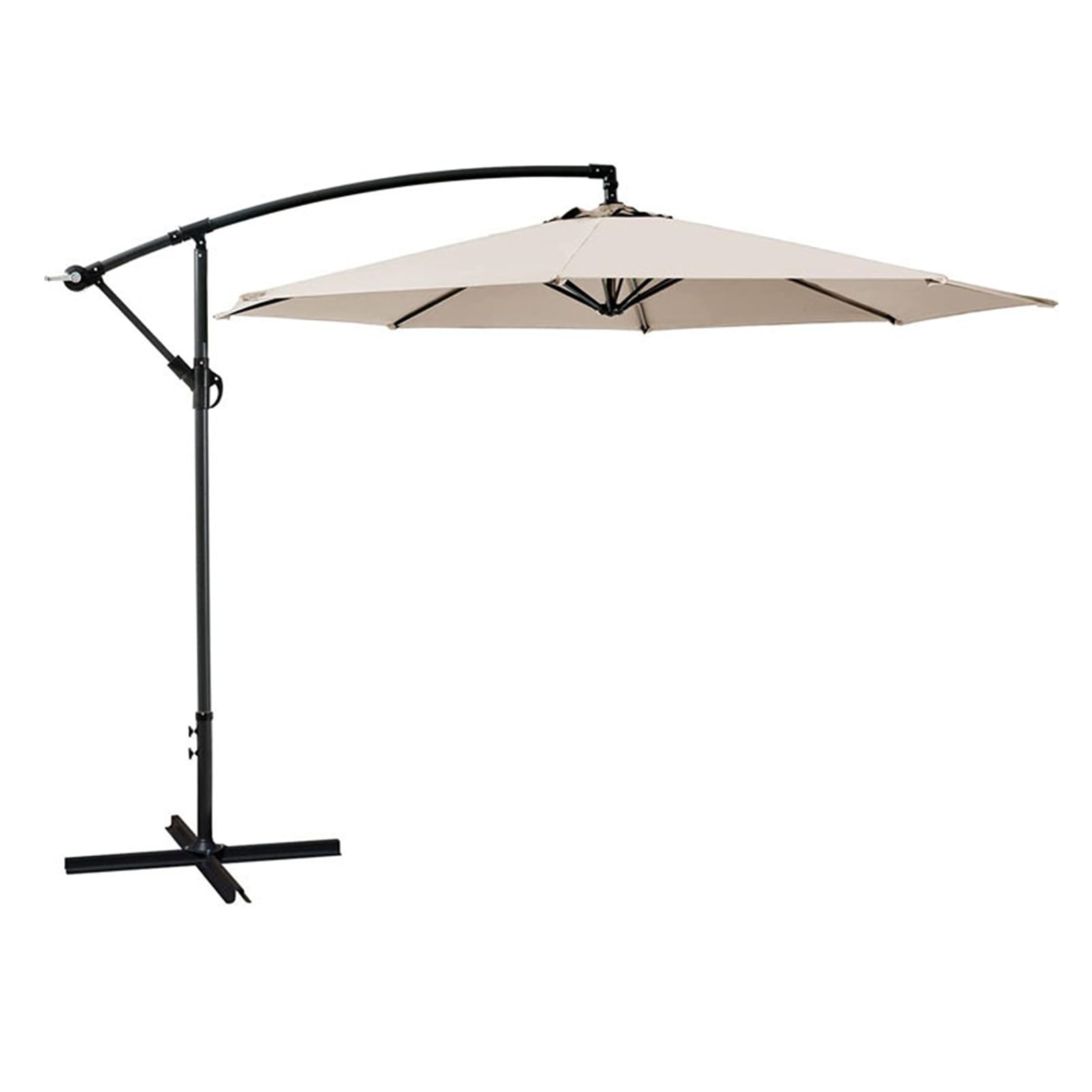WDSOPK Patio Hanging Umbrella 10 FT Cantilever Outdoor Umbrellas,10ft Offset Hanging Market Patio Umbrella,with Tilt Adjustment,for Backyard,Poolside,Lawn And Garden