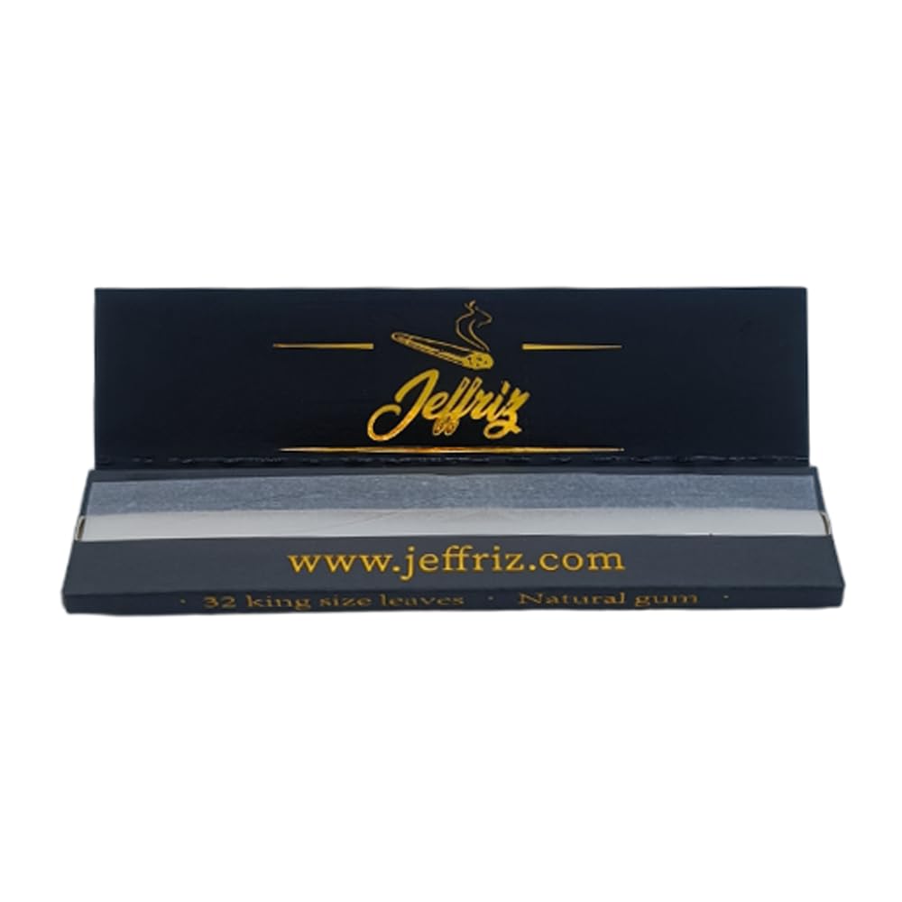 Zigarettenpapier Lang Premium Original Longpapes Long Rolling Papers King Size Slim | 50 Heftchen Langes Weiß Papier 110mm | Jeffriz