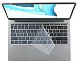 Keyboard Skin Compatible for HP Laptop 14-em 14-ES 14t-ES 14-ep 14-ek 14-ed Series/HP Pavilion x360 14m-dw 14m-dy / 15.6' HP Envy x360 15-fe/fh 15-ey 15-ew 15t-ew/HP Envy 16t-h000 16t-h1000 (Clear)