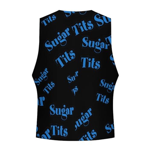Sugar Tits Novelty Men's Suit Vest Funny Formal Dress Vests Business Waistcoat4