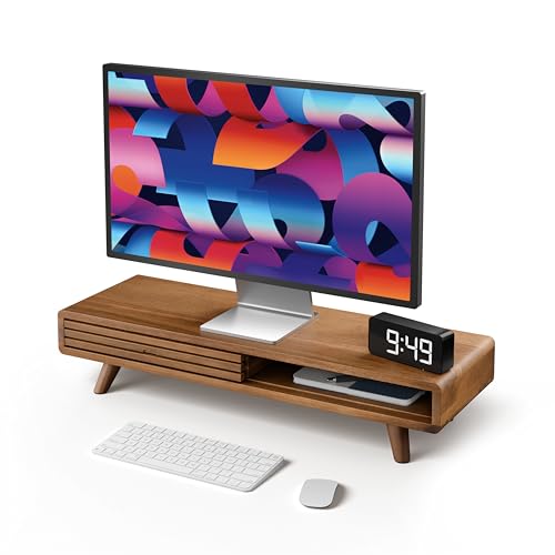 23 Gift Ideas for Interior Designers in 2026: Stylish, Smart, and Actually Useful Gifts 7 Wood Monitor Stand Riser with Storage