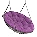 Goodming cojín de sillón papasan Cojines de Asiento de Nido de Mimbre Redondos para Exteriores cómodas hamacas Colgar, Columpio,sillas de Nido de Huevos Ø50cm (19.6 Inches)