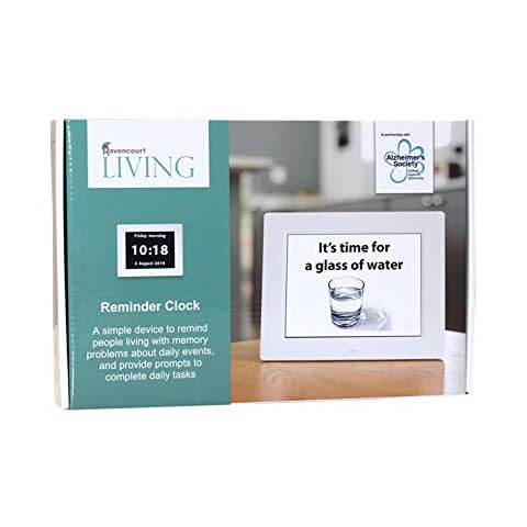 The Rosebud Dementia Reminder Clock - Easy And Simple To Operate, Ideal for Individuals With Special Needs, 8” Cover