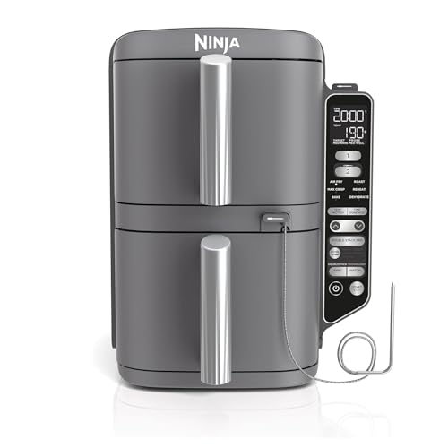Friteuse sans huile Ninja Double Stack XL avec Thermosonde SmartC...