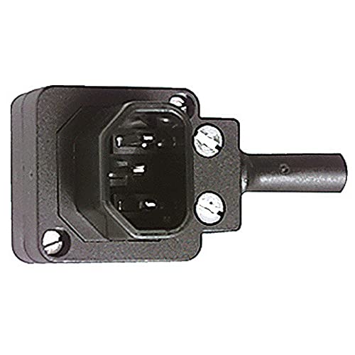 Spina Di Alimentazione Ac Tripolare Vde C14 Ad Angolo